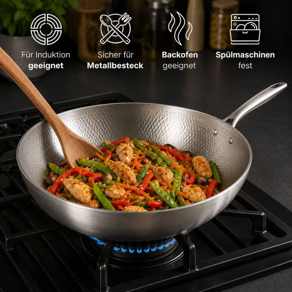 Gehämmerter Titan-Wok™