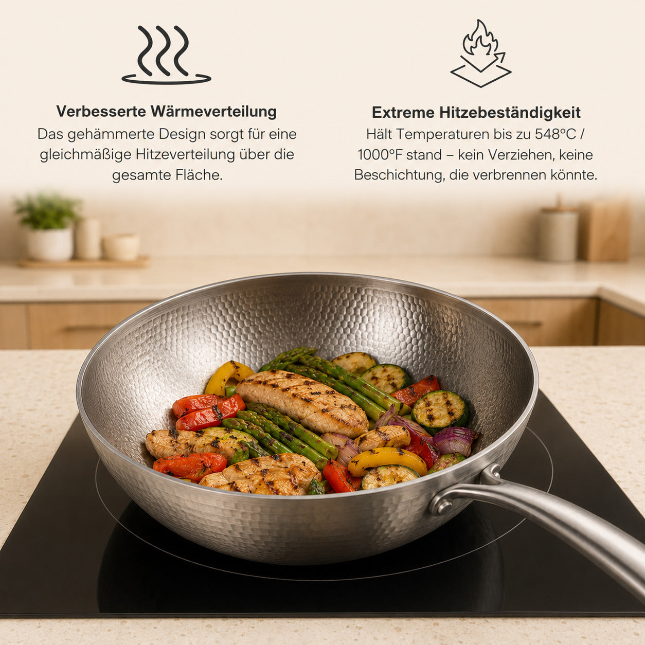 Gehämmerter Titan-Wok™