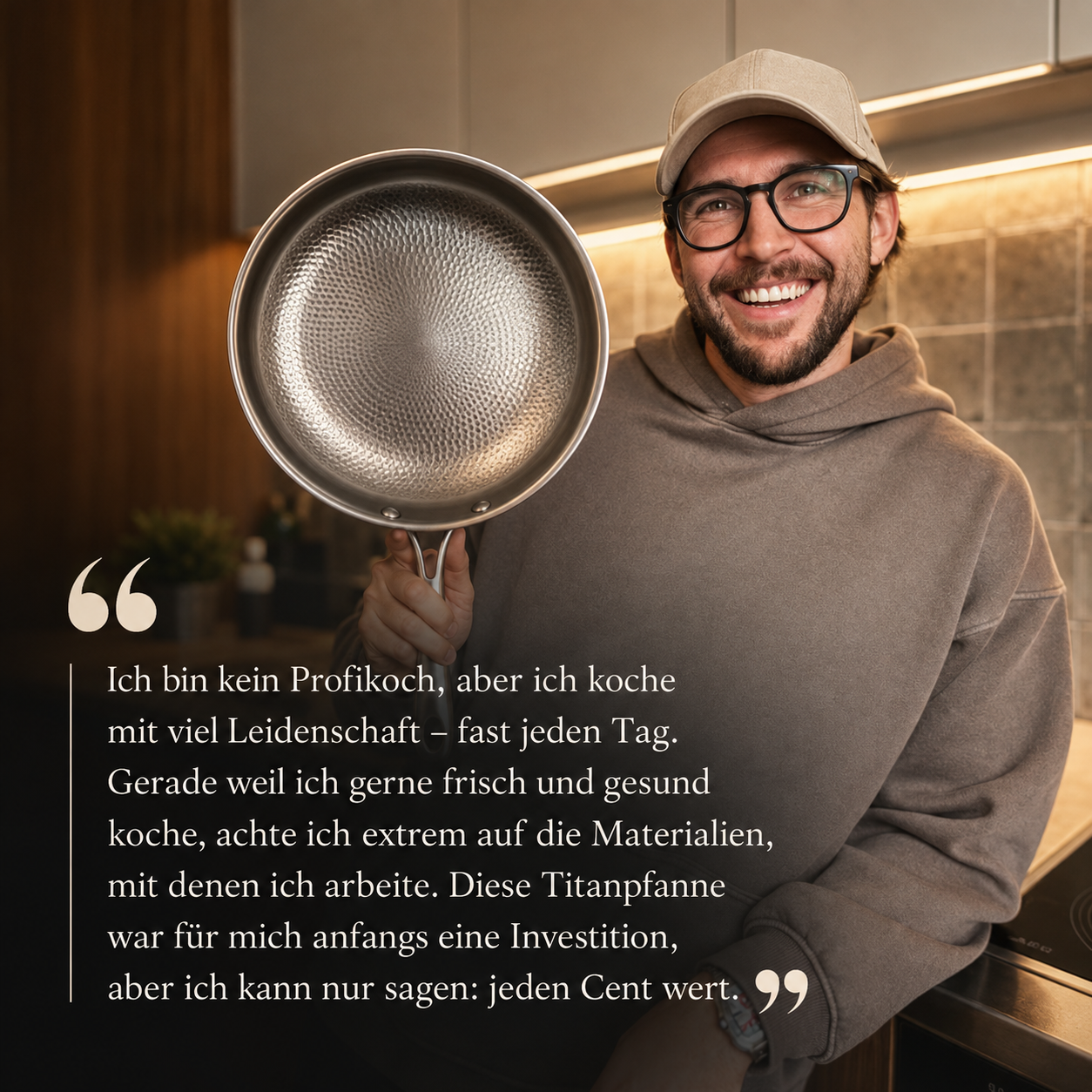 Gehämmerte Titan-Pfanne™